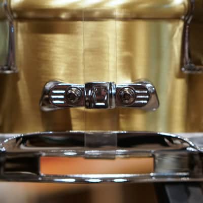 Ludwig 6.5x14" Brushed "Acro Brass" Snare Drum - LB654B image 4