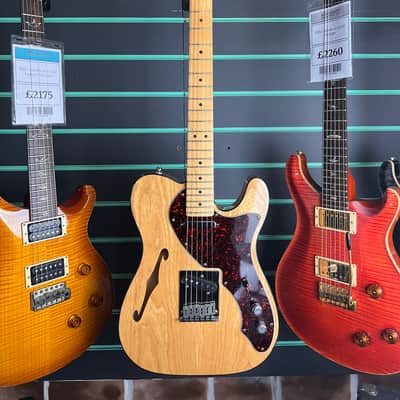 Fender Thinline Telecaster Natural 2001 Semi-Hollow Electric Guitar image 2