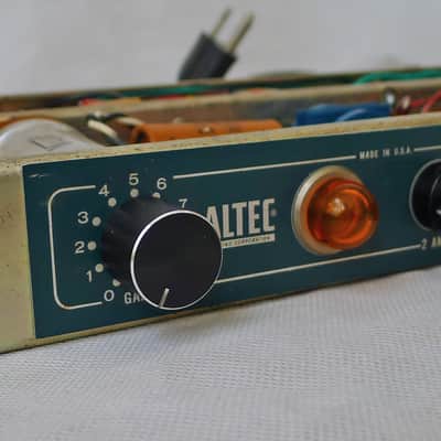 Altec 1566a Tube Microphone Pre Amp Modified From The Record Plant In NYC image 2