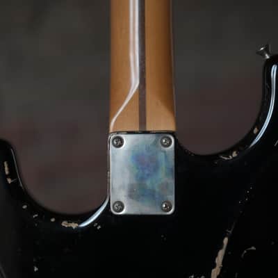 Del-Tone 50s S-Style - Black - Heavy Aging image 14