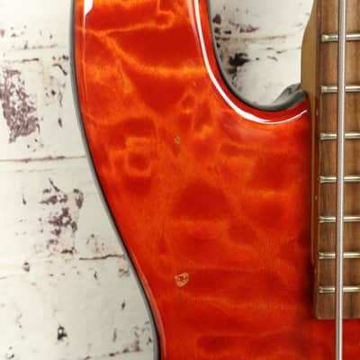Winfield Thomas Custom 6-String Bass Guitar Quilted Maple / Triple Bartolinis image 5