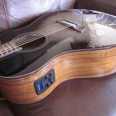 Washburn Bella Tono Studio S9V Vite Acoustic Electric Guitar BTS9VCECH-D-U - Spruce/Walnut image 1