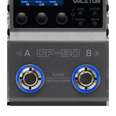 Valeton GP-50+M-Vave Midi Controller Bundle! Compact Multi-Effects Processor/NAM & IR Loader 100 High-Quality Effects + Chocolate Plus Midi Controller image 2