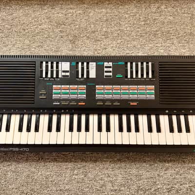 Yamaha PSS-470 Synthesizer 1987 - Black