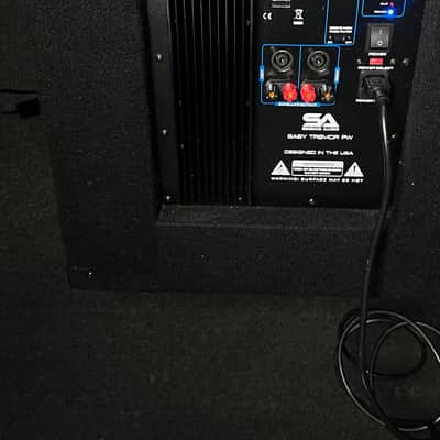 SA Seismic Audio Powered 15" Pro Audio Subwoofer Cabinet Baby Tremor 15-PW image 4