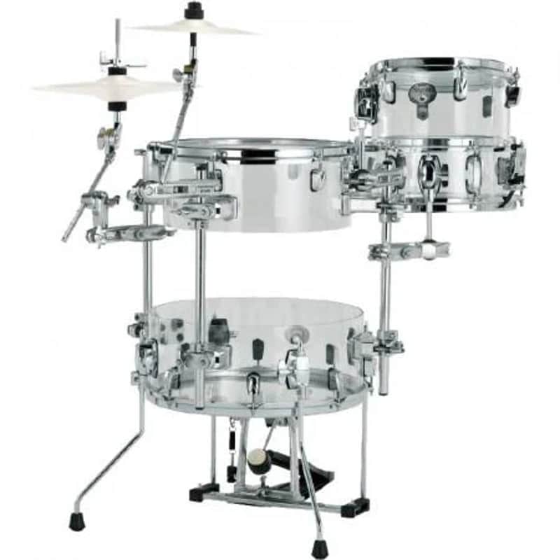 Tama VD46CBN Silverstar Cocktail Jam Portable 4pc Birch Drum Kit image 3