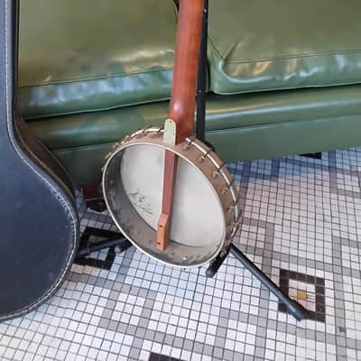 Unbranded Banjo 1800's signed by Ralph Stanley image 4