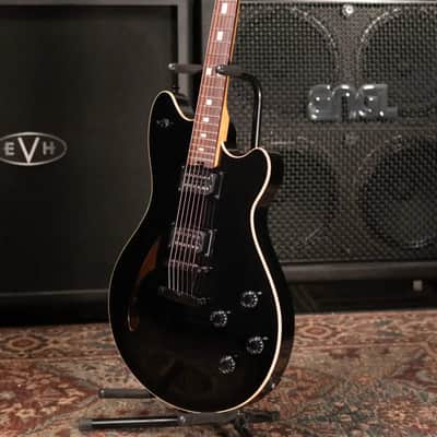 EVH SA-126 Standard Semi-Hollow Electric Guitar - Piano Black image 11