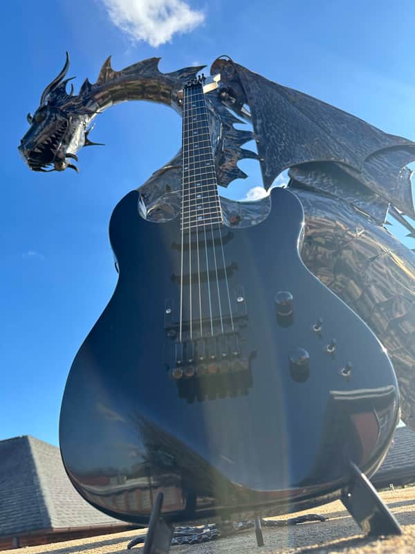 Gibson WRC Charvel 1987 - Black OHSC image 1