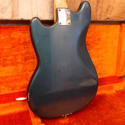 Fender Competition Mustang 1972 - Burgundy Blue image 10