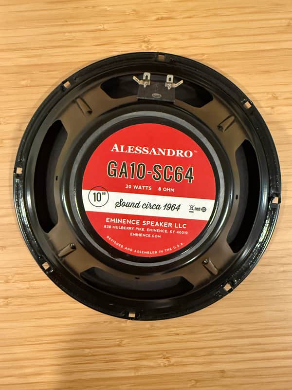 Eminence GA10-SC64 10" 20-Watt 8 Ohm image 1
