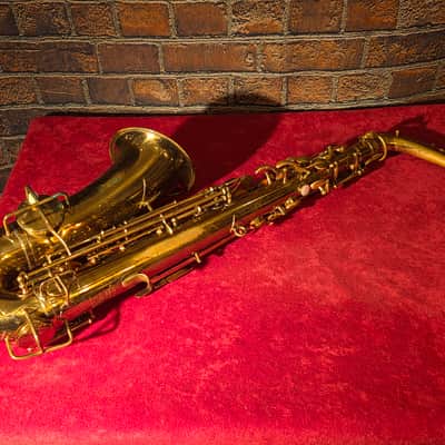 Vintage Early 1920s Buescher True Tone Low Pitch Eb Alto Saxophone w/ Original Carrying Case - RECENTLY REPADDED!! image 7