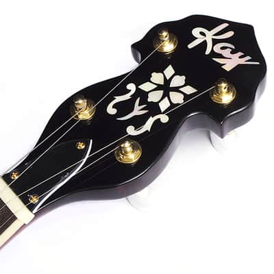 Kay KBJ100 30-Bracket Deluxe "Golden Liberty" 5 String Banjo - Refurbished image 3