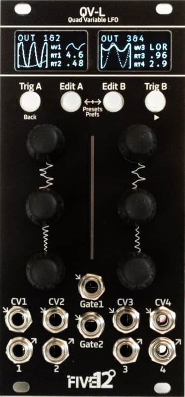 FIVE12 QV-L QUAD VARIABLE LFO : USED-Black : [DETROIT MODULAR] image 1
