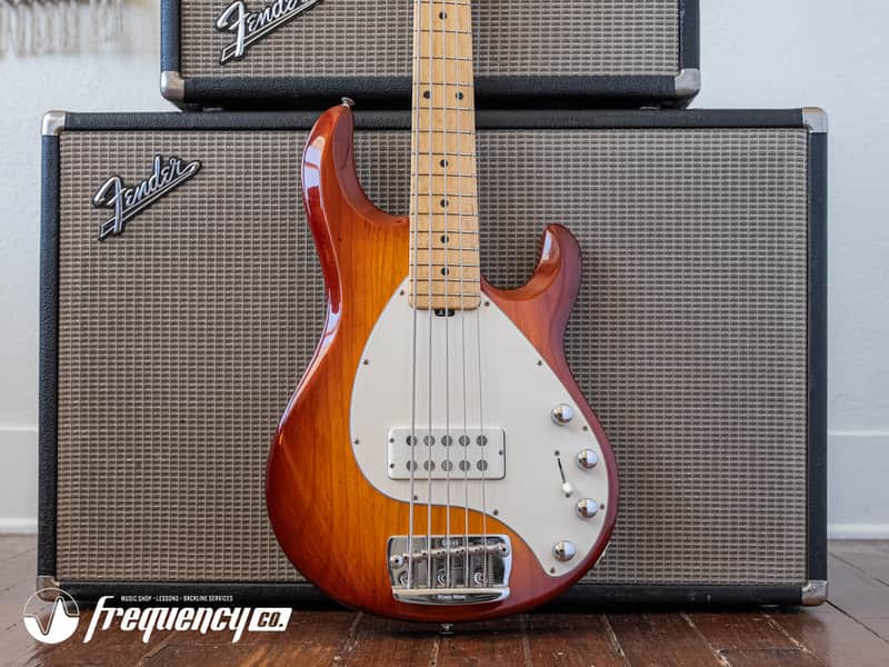 Ernie Ball Music Man Stingray 5 Bass with a Birdseye Maple Neck in Sunburst - 1991 image 1