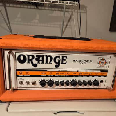 Orange Rockerverb 50 MK II 2-Channel 50-Watt Guitar Amp Head image 3