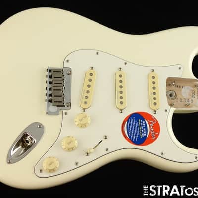 American Fender JEFF BECK Strat LOADED BODY Stratocaster Olympic White. image 1