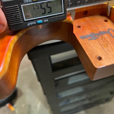 Warmtone CG Hss Strat Style Guitar Body Flamed Maple “Sunrise” 4.5lbs image 8
