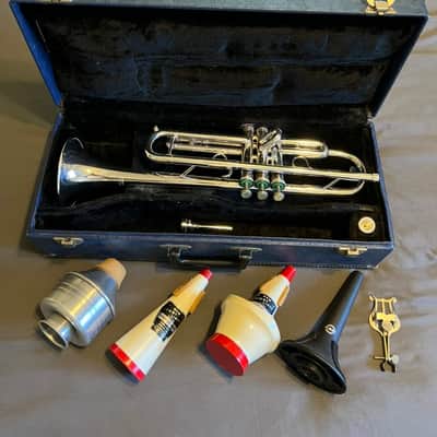 Jerome Callet New York Vintage c.1985 Silver Professional Trumpet in Excellent Condition image 8