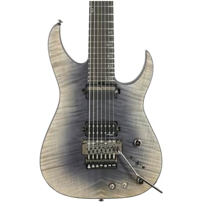 SCHECTER EX V 24 CTM FRT Black Turquoise (S/N:110615) (07/26) | Reverb