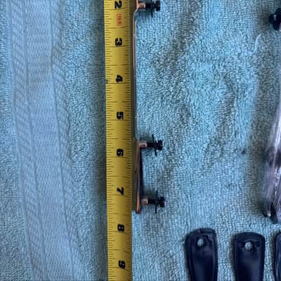 Premier Lot of 6 Tom Drum Lugs + Mounting Screws - Long Version 90s - Chrome image 8