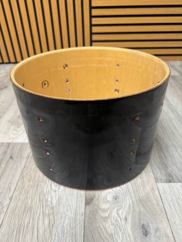 Vintage 12”x8” Tom Drum Shell Bare Wood #OM13 image 1