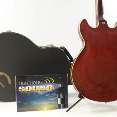 1984 Yamaha SA2000 Semi Hollow Electric Guitar - Cherry w/Case - SA-2000 image 4