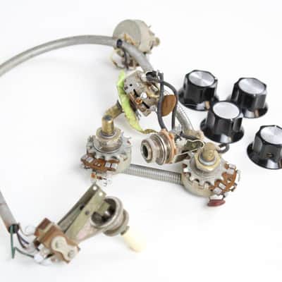 1967 Vintage Fender Coronado I/II/XII Pots,Knobs & Switch Harness 1960s USA image 3