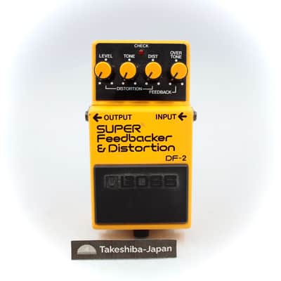 Boss DF-2 Super Feedbacker and Distortion 1989 Made In Japan Guitar Effect Pedal GA25620