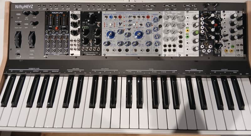 Beautiful Eurorack Modular System incl. Nifty Keyz image 1