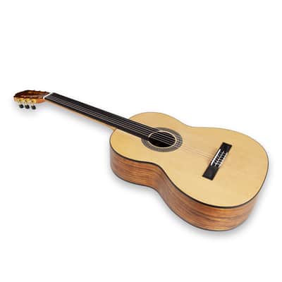 TARIO 39 Inch Fretless Classical Guitar Full Size Acoustic Guitar Spruce top Ovangkol back and sides Okoume neck laurel fingerboard image 5