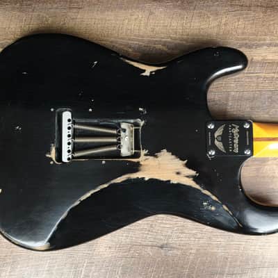 MyDream Stratocaster Custom Built -Heavy Relic Black CBS Hepcat 69 image 8