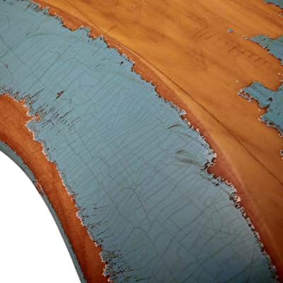Heavy Relic NITRO Sonic Blue Gloss Alder Strat guitar body image 5