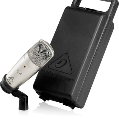 Behringer C-1 Large Diaphragm Condenser Microphone W/Clip & Case