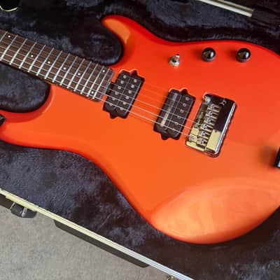 Ernie Ball Music Man John Petrucci Signature JP6. Tangerine Pearl. image 3