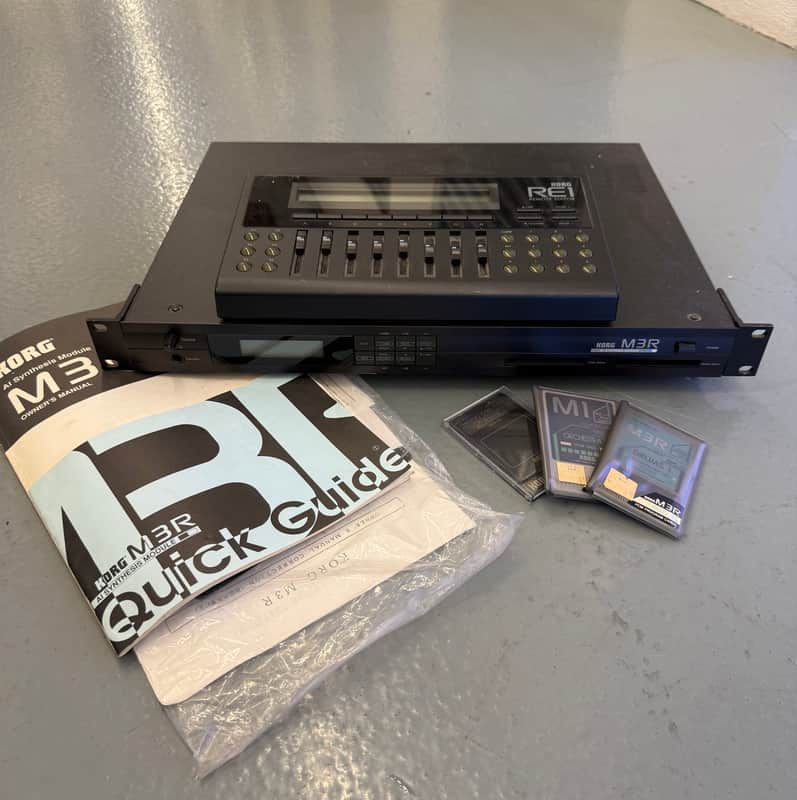 Korg M3R AI Synthesis Module w/ Voice Cards and RE1 Editor image 1