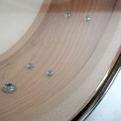 DW 14” X 6.5” Collectors Series Solid Maple Snare Drum in Natural Finish image 6