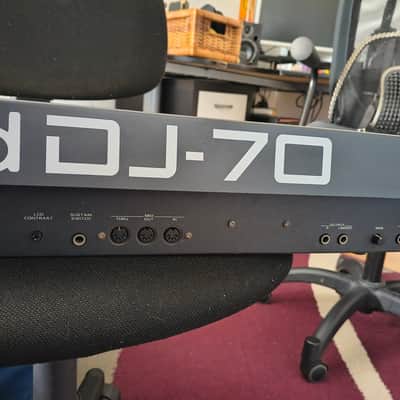 Roland DJ-70 - 1992 Digital Sampling Keyboard Scratch Wheel imagen 15