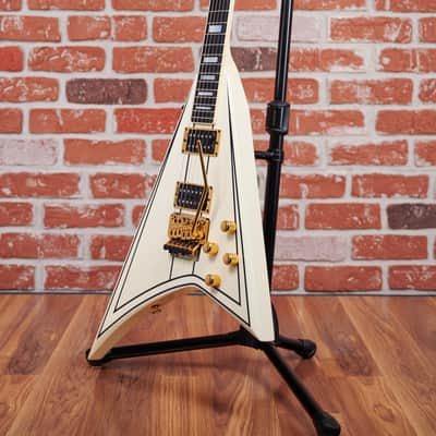 Jackson Randy Rhoads Tribute Limited Edition "Concorde" 177 of 250 Ivory with Black Pinstripes 1992 w/OHSC image 5