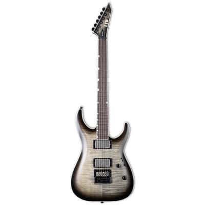 ESP LTD MH-1000 EverTune Electric Guitar Flame Maple Charcoal Burst B-Stock MH1000 MH 1000 - Korea image 1