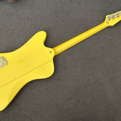 Gibson Custom Shop Firebird 1990 - unique Metallic Yellow finish sounds incredible! image 4