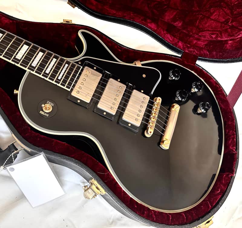 Gibson Custom Shop 1957 Les Paul Custom Reissue R7 – Jimmy Page - Upgrades – 2011/2012 - “Black Beauty” VOS Aged Hardware image 1
