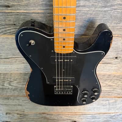 Friedman Vintage T Aged Guitar - Black (Medium/Heavy Aging) image 2