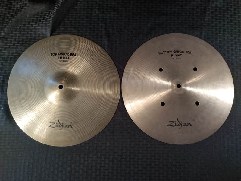 Frank Zappa's Joe's Garage Zildjian 14" A Series Quick Beat Hi-Hat Cymbals (Pair) 1982 - 2012 - Traditional image 1