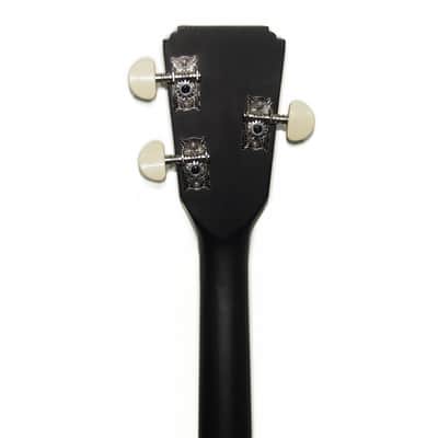 Balalaika Prima 3 strings made in Ukraine by Trembita Folk Musical Instrument Handpainted Black Beautiful Sound image 5