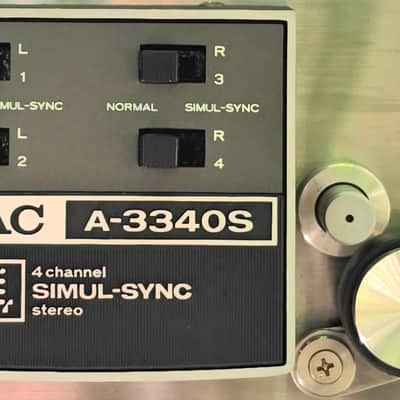 TEAC A-3340S 4-Channel Simul-Sync Open Reel Tape Deck, Pro Serviced, Video Demo image 7