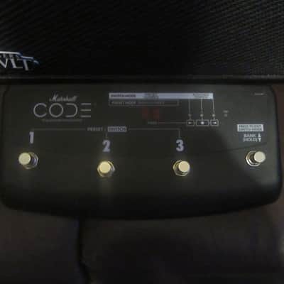 Marshall Code 50 guitar amp 50 watts 2010s with pedal image 7