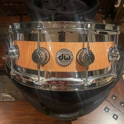 DW COLLECTORS EDGE 6 x14 2014 - Exotic Curly Maple Gloss image 2