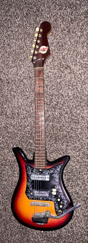 Vintage Teisco del ray  Model et-200n  Electric guitar  made in japan image 1