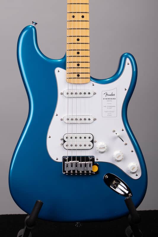 Fender Standard Stratocaster HSS Electric Guitar - Aqua Marine Metallic With Gig Bag image 1